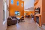 El Dorado Ranch San Felipe beachfront condo 74-4 - living room